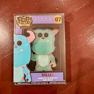 Funko Pop! Pin - Sulley Enamel Pin with Blue and Pink Accents